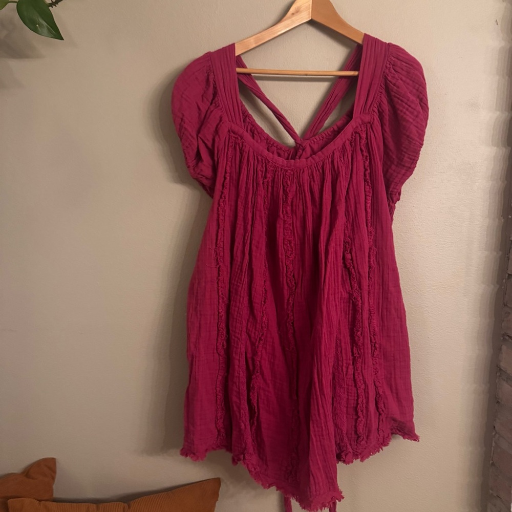 FREE PEOPLE Angele Mini - Dragonfruit Punch - Picture 3 of 7